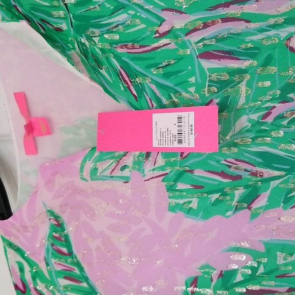 LILLY PULITZER Aaron Silk Top Blouse - Picture 8 of 11